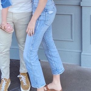 Good American kick flare denim